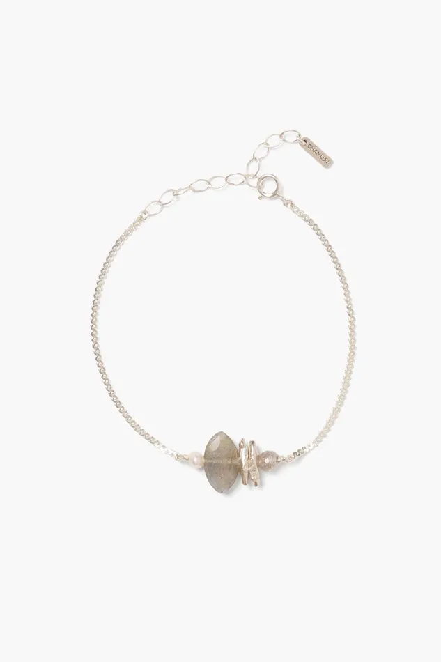 Lisbeth Bracelet Silver Labradorite Mix Women Chan Luu Bracelets