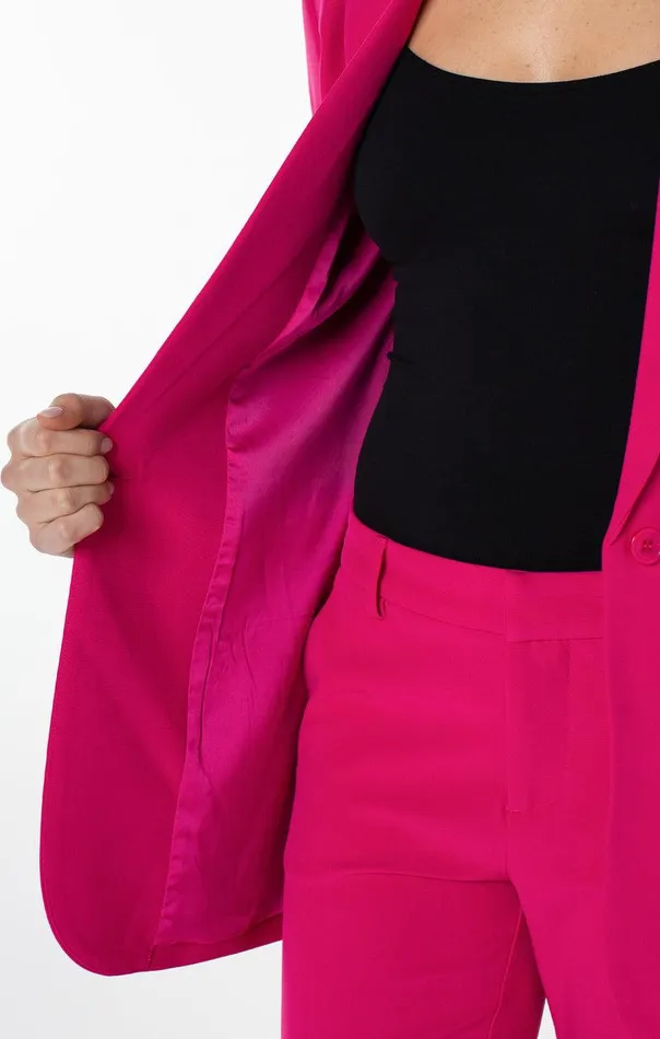 Liverpool Los Angeles BUTTON FRONT BOYFRIEND BLAZER Pink Topaz Women BLAZERS