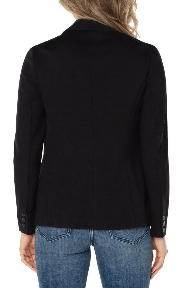 Liverpool Los Angeles FITTED BLAZER SUPER STRETCH PONTE Black Women BLAZERS