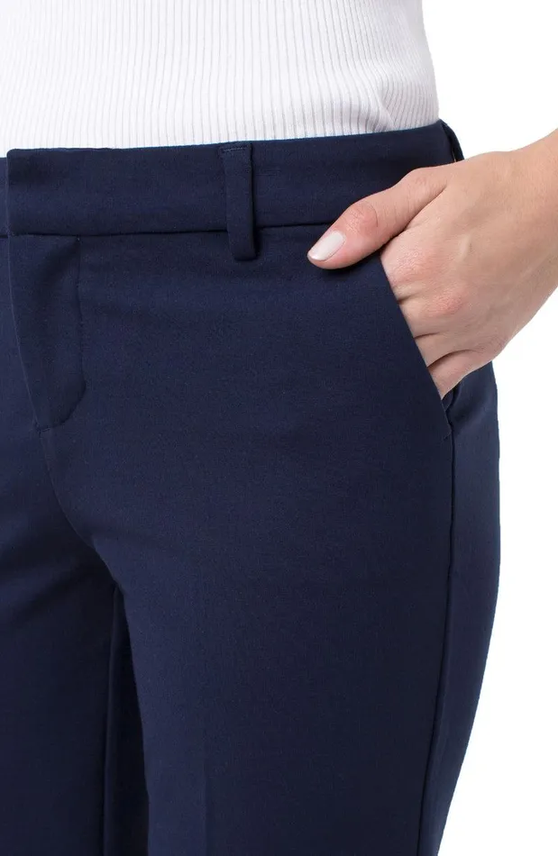 Liverpool Los Angeles KELSEY KNIT TROUSER SUPER STRETCH PONTE Cadet Blue Women TROUSERS
