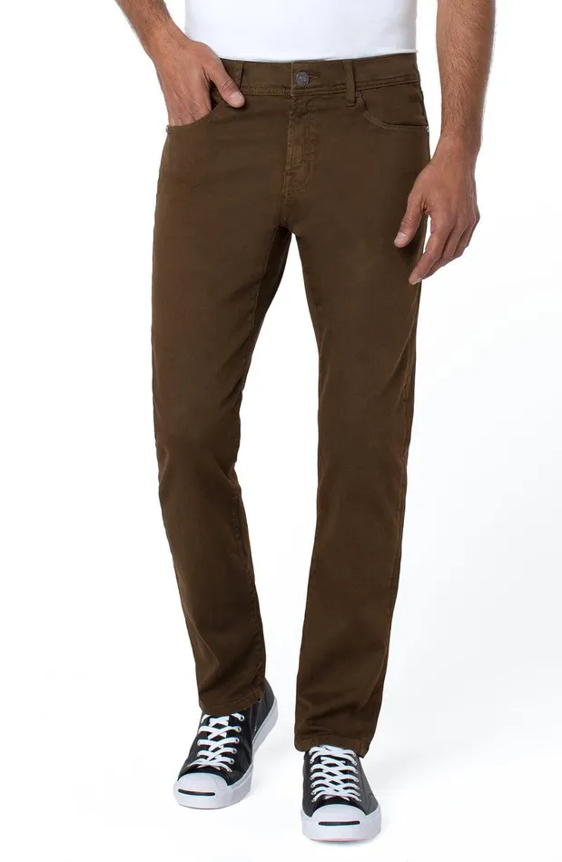 Liverpool Los Angeles KINGSTON MODERN STRAIGHT COLORED DENIM Tobacco Men JEANS
