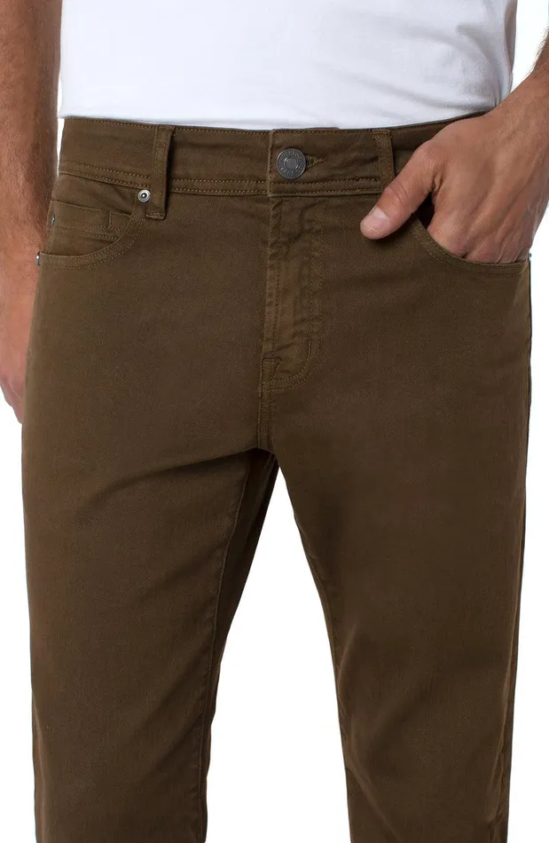 Liverpool Los Angeles KINGSTON MODERN STRAIGHT COLORED DENIM Tobacco Men JEANS