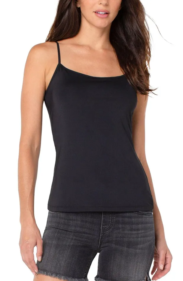 Liverpool Los Angeles KNIT CAMISOLE TOP Black Women TSHIRTS