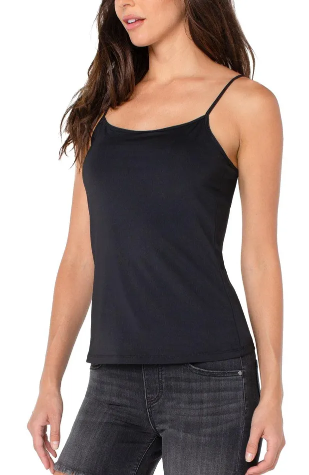 Liverpool Los Angeles KNIT CAMISOLE TOP Black Women TSHIRTS