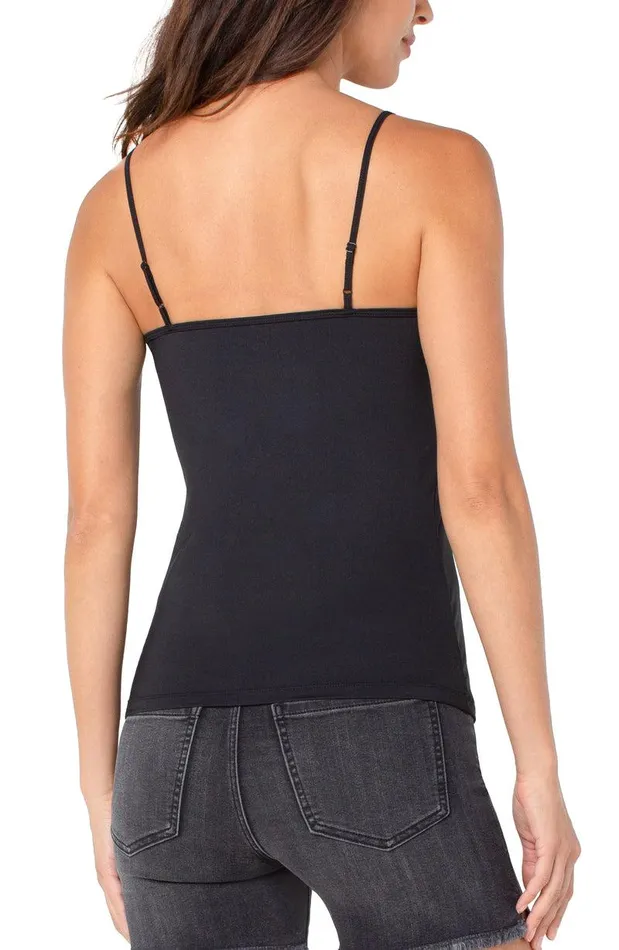 Liverpool Los Angeles KNIT CAMISOLE TOP Black Women TSHIRTS