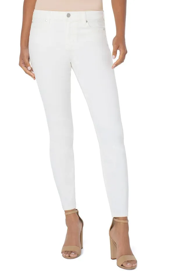 Liverpool Los Angeles PIPER 034HUGGER034 ANKLE SKINNY Porcelain Women SKINNY