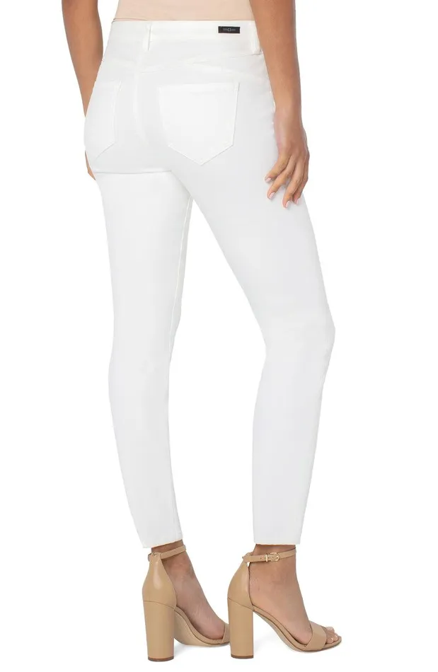 Liverpool Los Angeles PIPER 034HUGGER034 ANKLE SKINNY Porcelain Women SKINNY