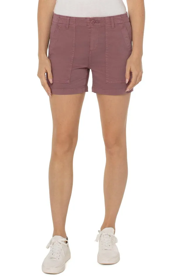 Liverpool Los Angeles UTILITY SHORT WITH FLAP POCKETS Victorian Mauve Women SHORTS