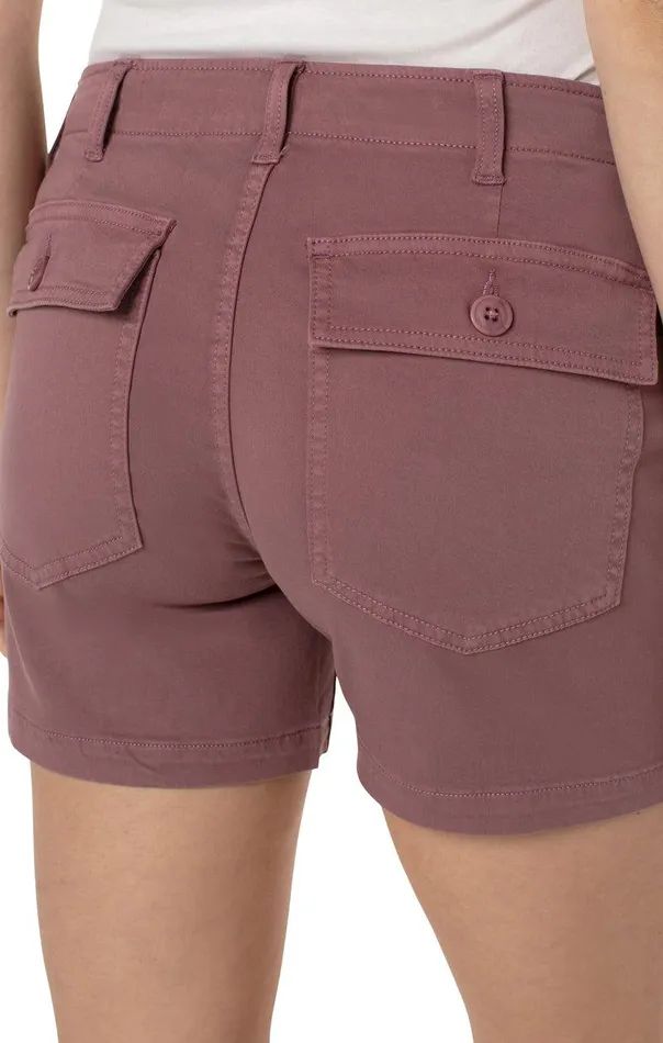 Liverpool Los Angeles UTILITY SHORT WITH FLAP POCKETS Victorian Mauve Women SHORTS