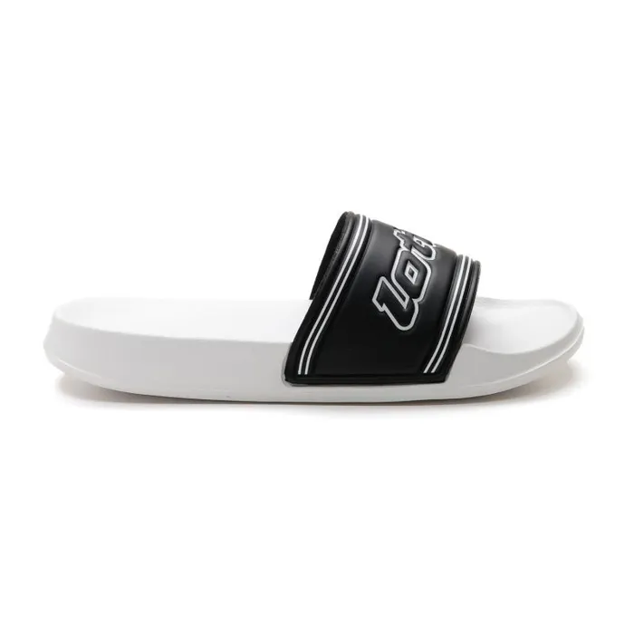 Lotto Sport FlipFlops And Slippers Man MIDWAY IV SLIDE All Whiteall Blackall White