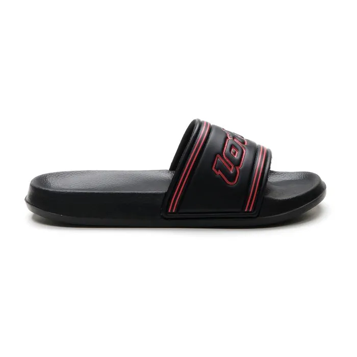Lotto Sport FlipFlops And Slippers Woman MIDWAY IV SLIDE W All Blackhot Coral