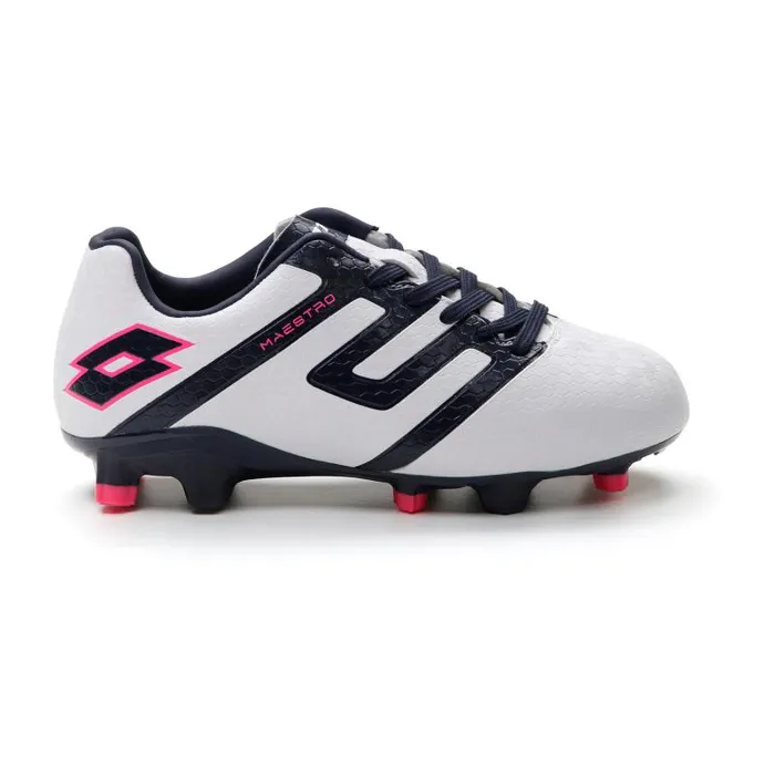 Lotto Sport Shoes ManWomanKids MAESTRO 700 IV FG JR All Whitenavy Blue
