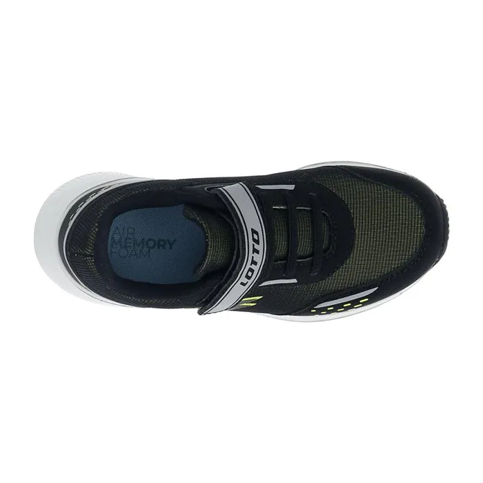 Lotto Sport Sneakers Kids SPEEDEVO 600 AMF II CL S All Blackacacia Green Lotto Sport Sneakers Kids SPEEDEVO 600 AMF II CL S All Blackacacia Green