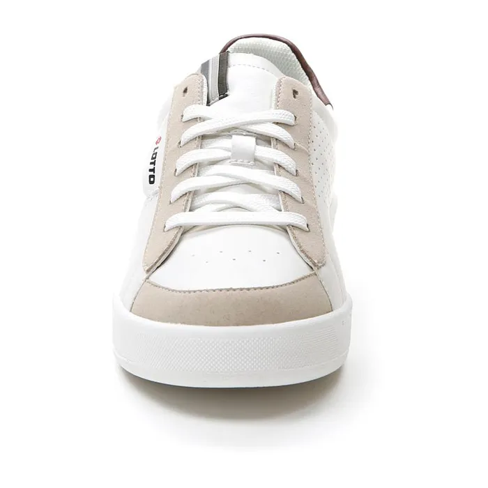 Lotto Sport Sneakers Man COURT 03973 AMF Whitemustang Brown Lotto Sport Sneakers Man COURT 03973 AMF Whitemustang Brown