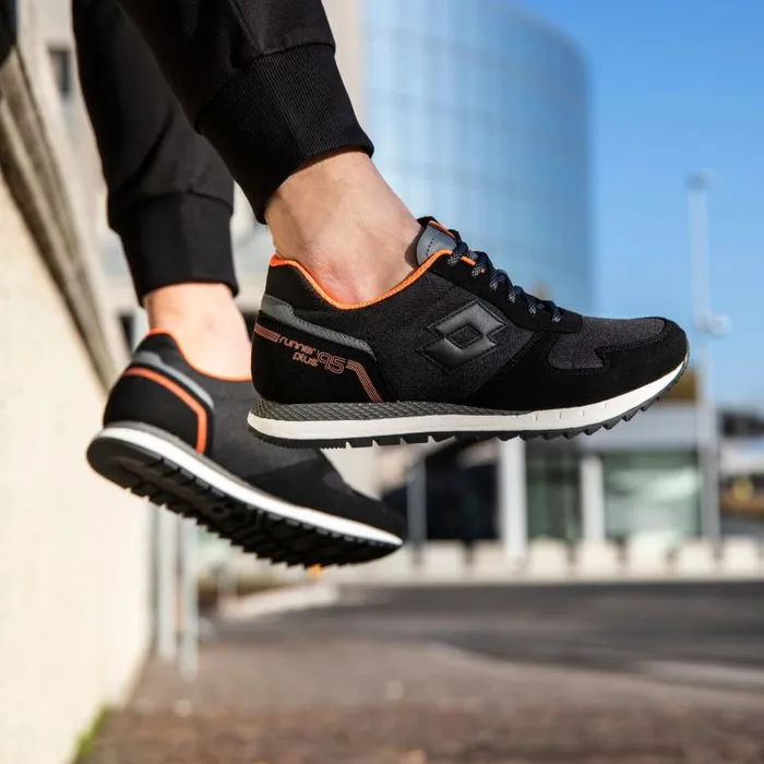 Lotto Sport Sneakers Man RUNNER 03995 AMF All Blackcool Gray 11c Lotto Sport Sneakers Man RUNNER 03995 AMF All Blackcool Gray 11c