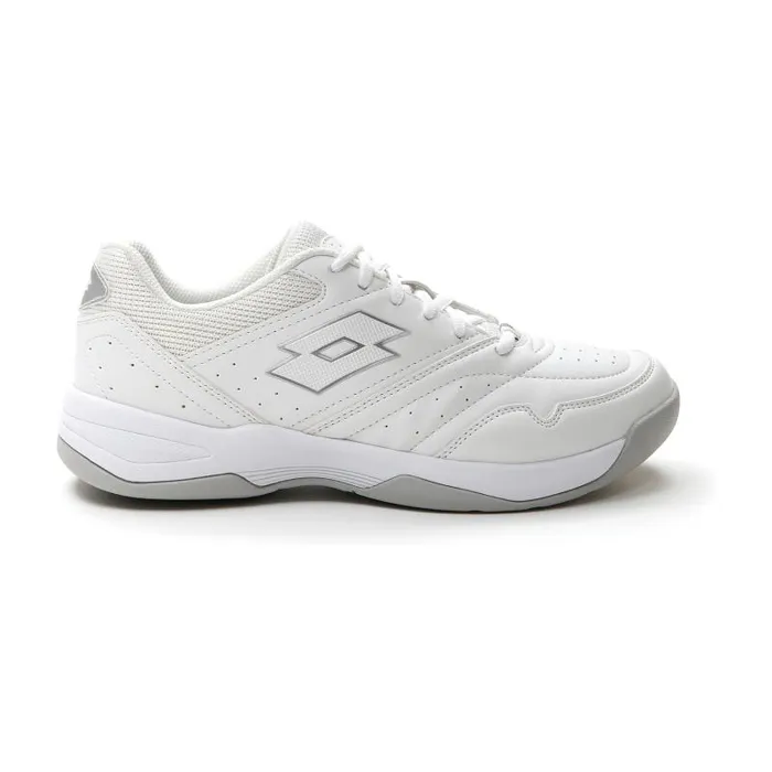 Lotto Sport Sneakers Woman COURT LOGO AMF XIX W Whitesilver Metal 2