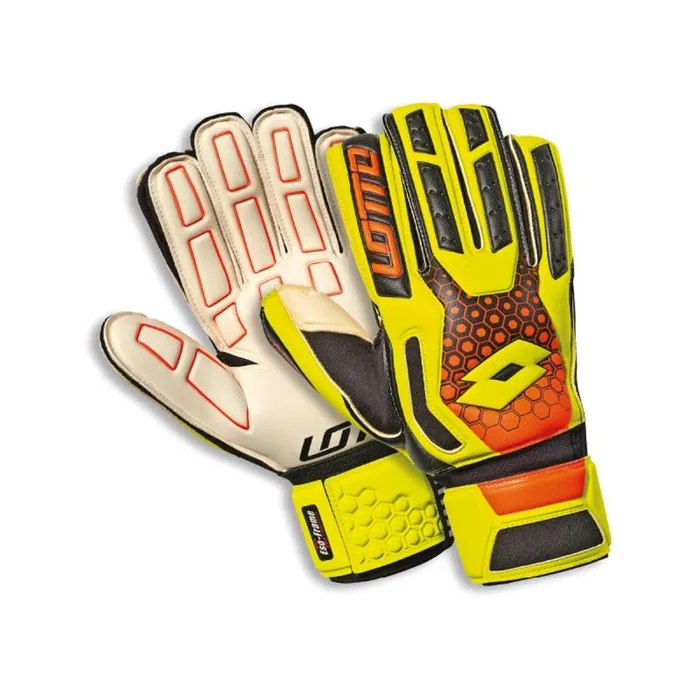 Lotto Sport Soccer Man GLOVE GK SPIDER 100 0wn Safety Yellowfanta Fluo
