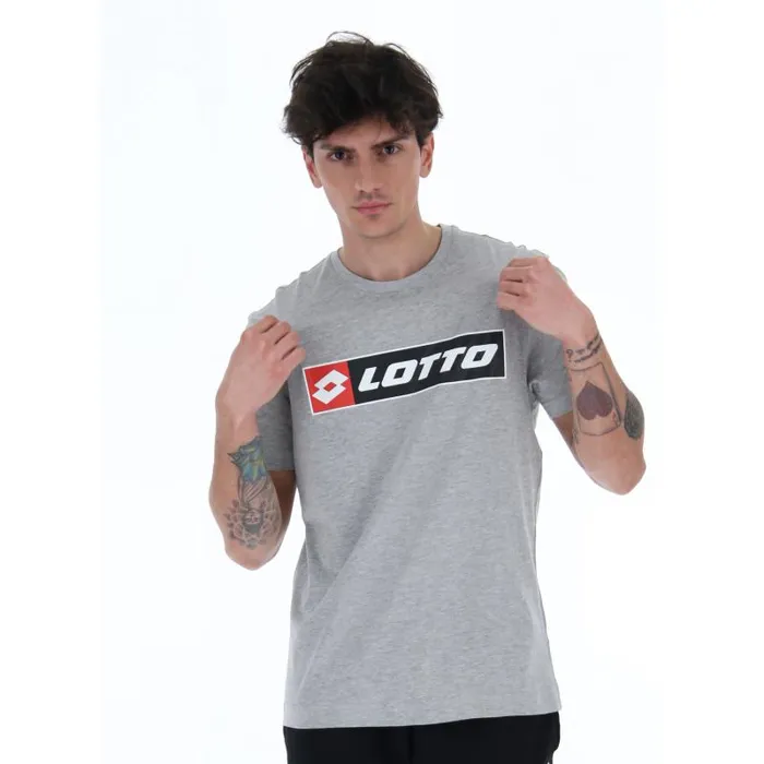 Lotto Sport TShirts Man TEE LOGO MEL JS Cool Gray 6c
