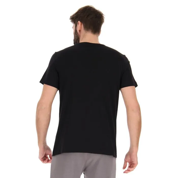 Lotto Sport TShirts Man TEE LOSANGA V All Black Lotto Sport TShirts Man TEE LOSANGA V All Black