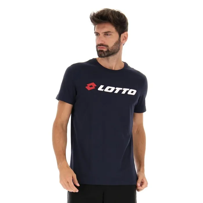 Lotto Sport TShirts ManWoman MSC TEE II LOGO Navy Blue