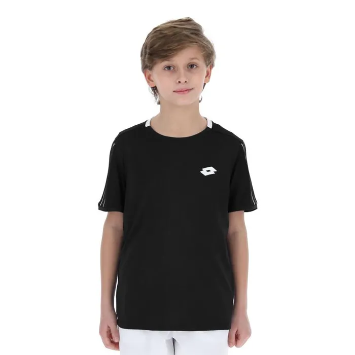 Lotto Sport Tennis and Padel KidsManWoman SQUADRA B II TEE PL All Black
