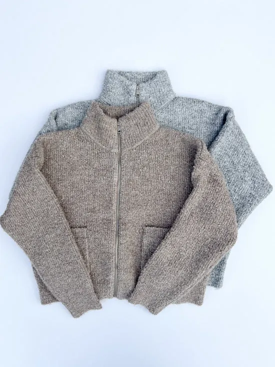 Louie Jacket Smoke Women Sweaters Lisa Says Gah