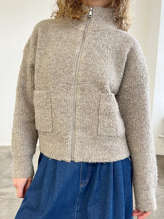 Louie Jacket Smoke Women Sweaters Lisa Says Gah