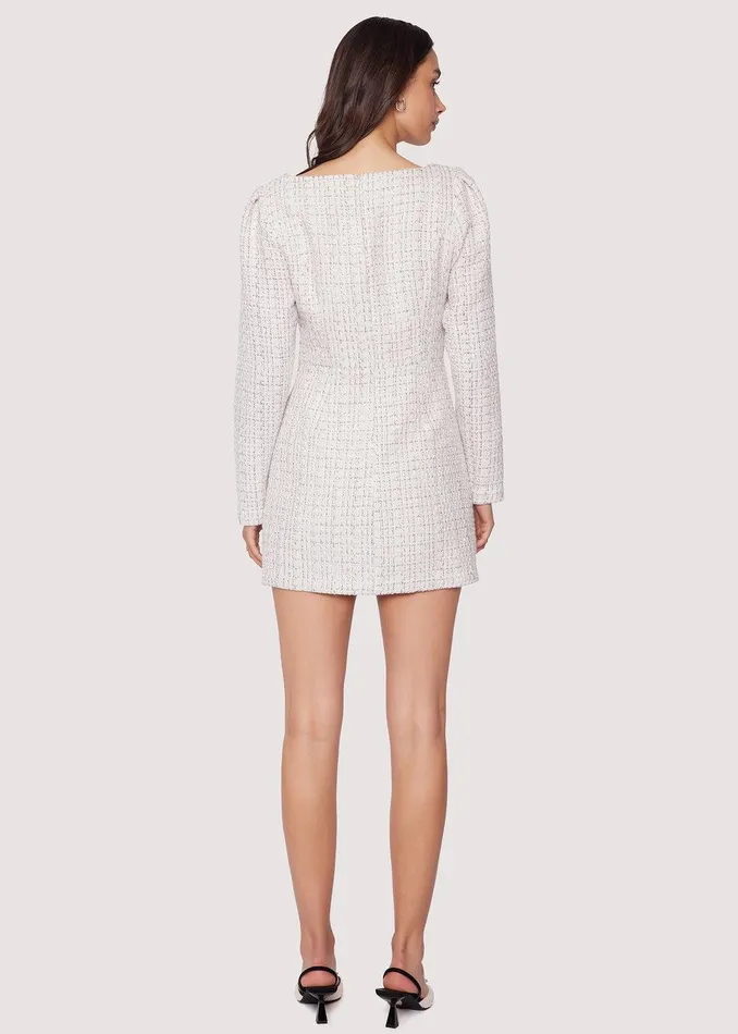 Louise Mini Dress Offwhitemulti Women Lost Wander Dresses