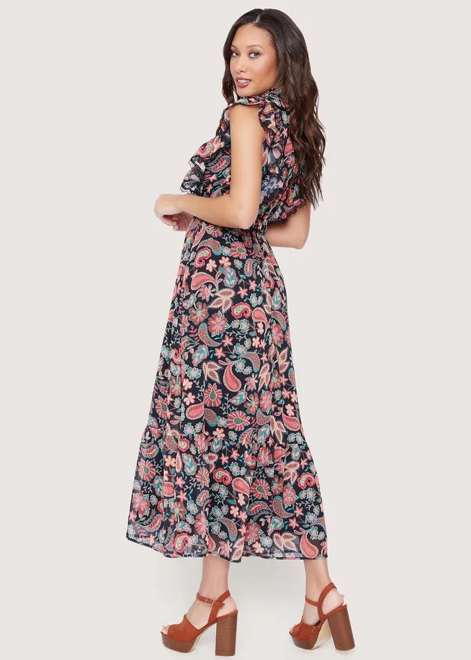 Love Story Maxi Dress Redblackfloral Women Lost Wander Dresses