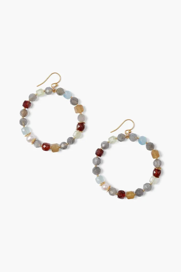 Magdalena Hoop Earrings Multi Women Chan Luu Earrings