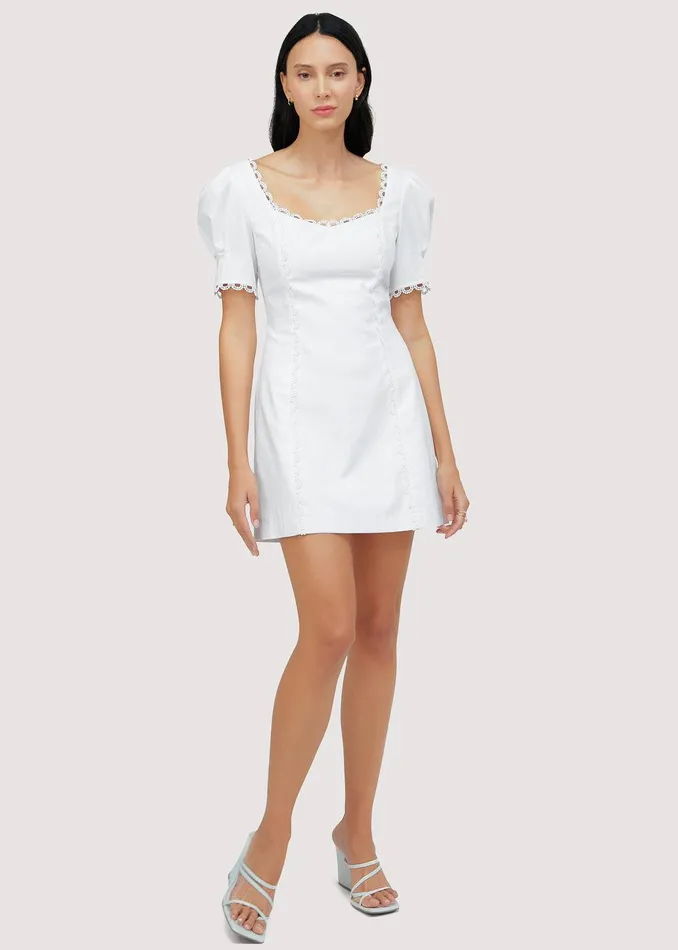 Majorca Breeze Mini Dress Offwhite Women Lost Wander Dresses