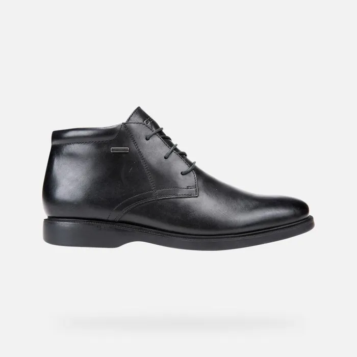 Man Geox Ankle Boots BRAYDEN 2FIT ABX D Waterproof Shoes Black Man Geox Black