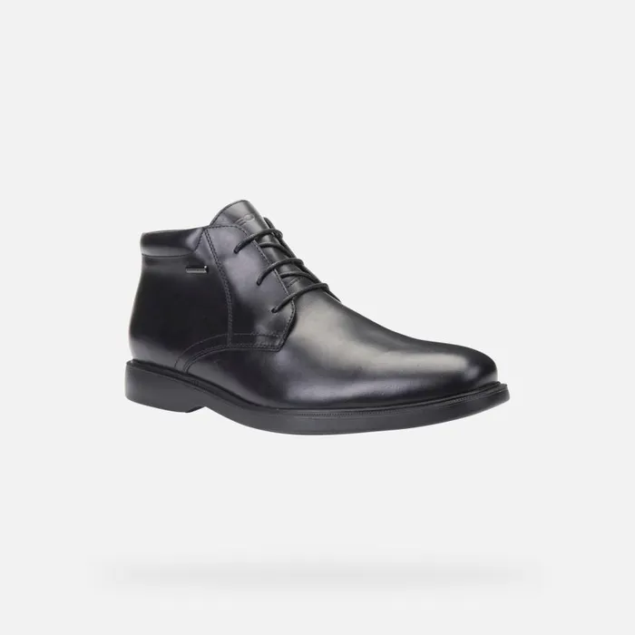 Man Geox Ankle Boots BRAYDEN 2FIT ABX D Waterproof Shoes Black Man Geox Black