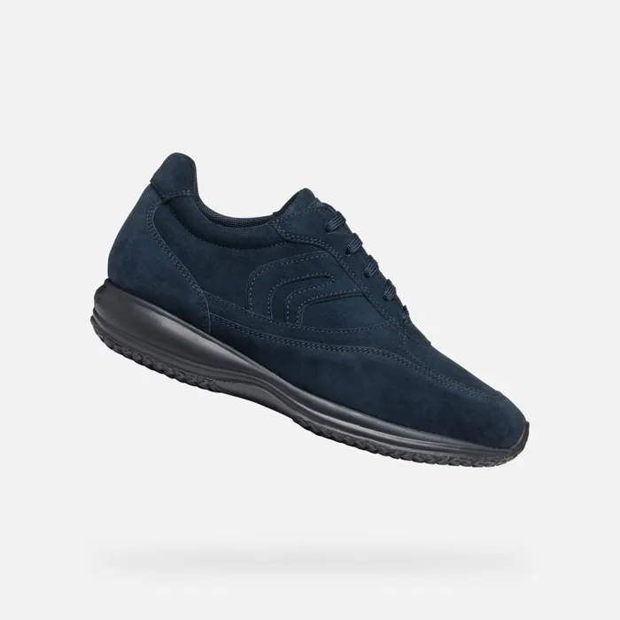 Man Geox Sneakers HAPPY MAN Navy Low Top Sneakers Navy
