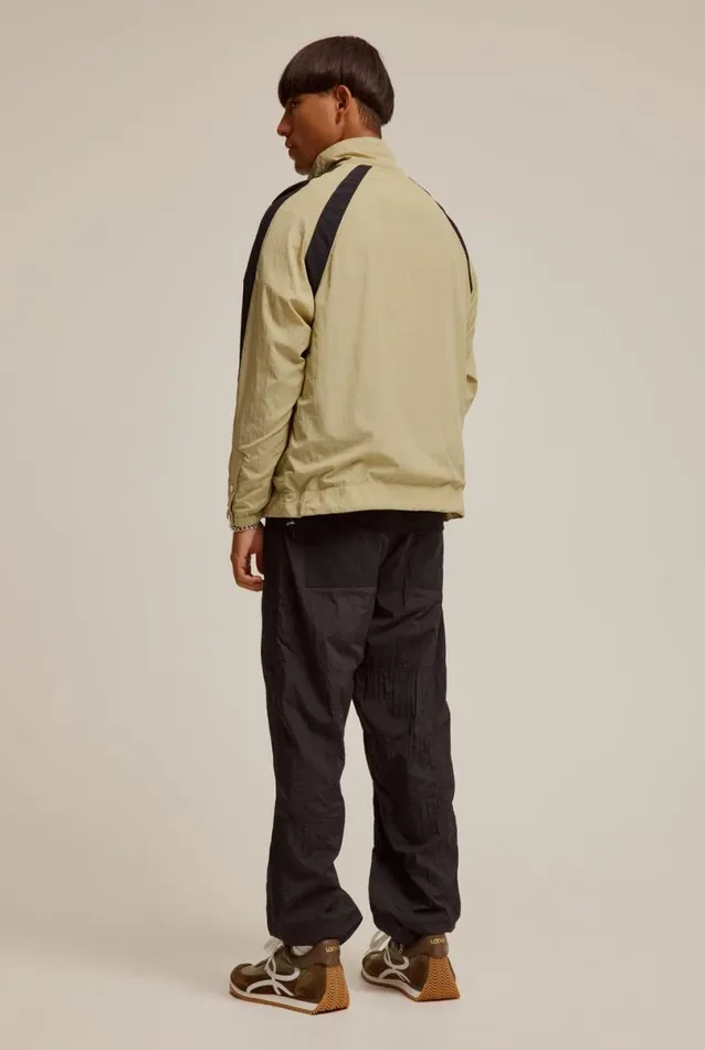 Man Venroy Jackets Panelled Nylon Quarter Zip