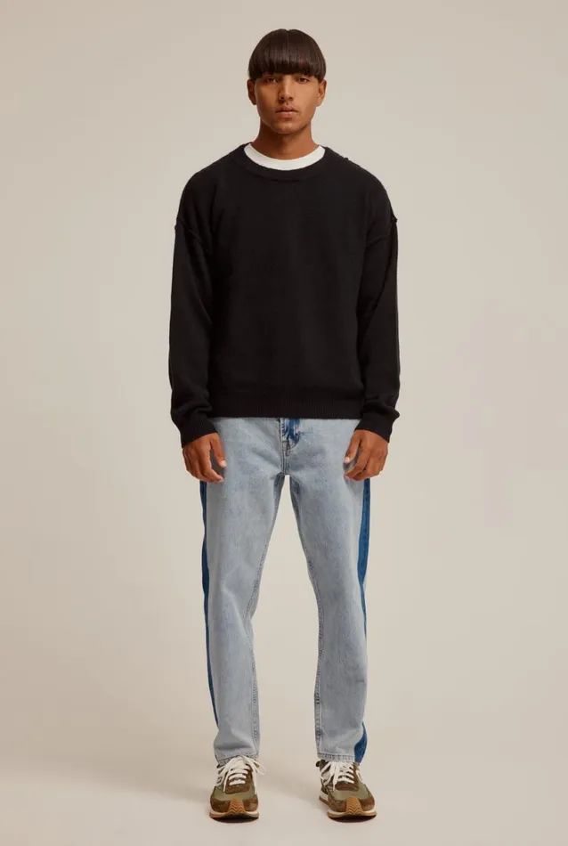 Man Venroy Pants Contrast Denim Jean