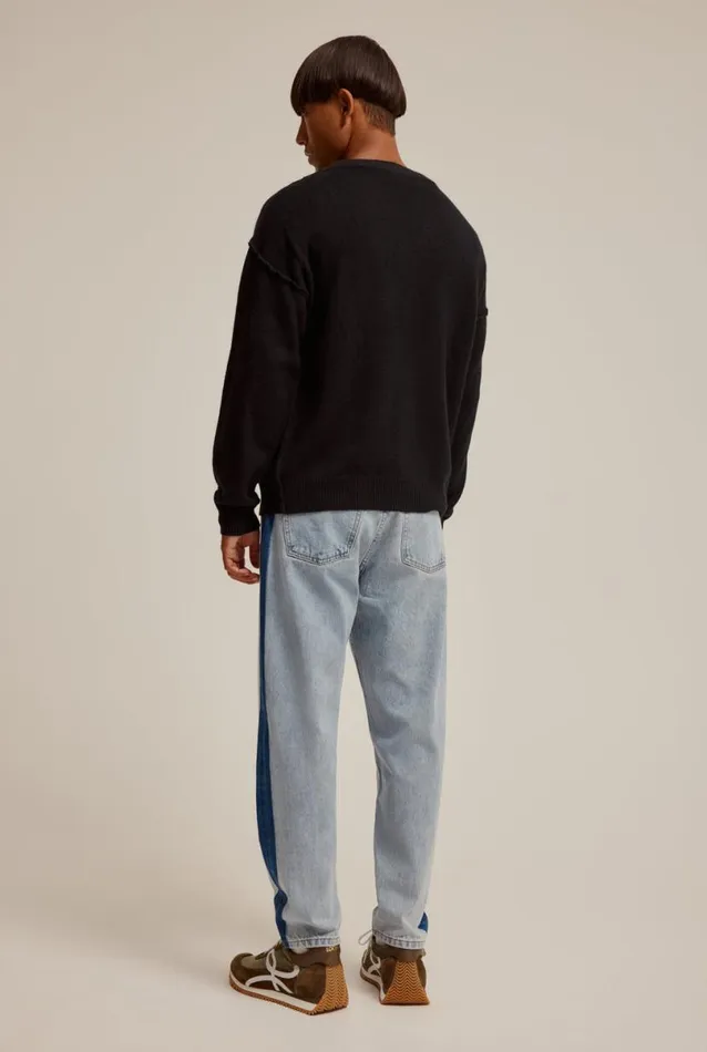 Man Venroy Pants Contrast Denim Jean