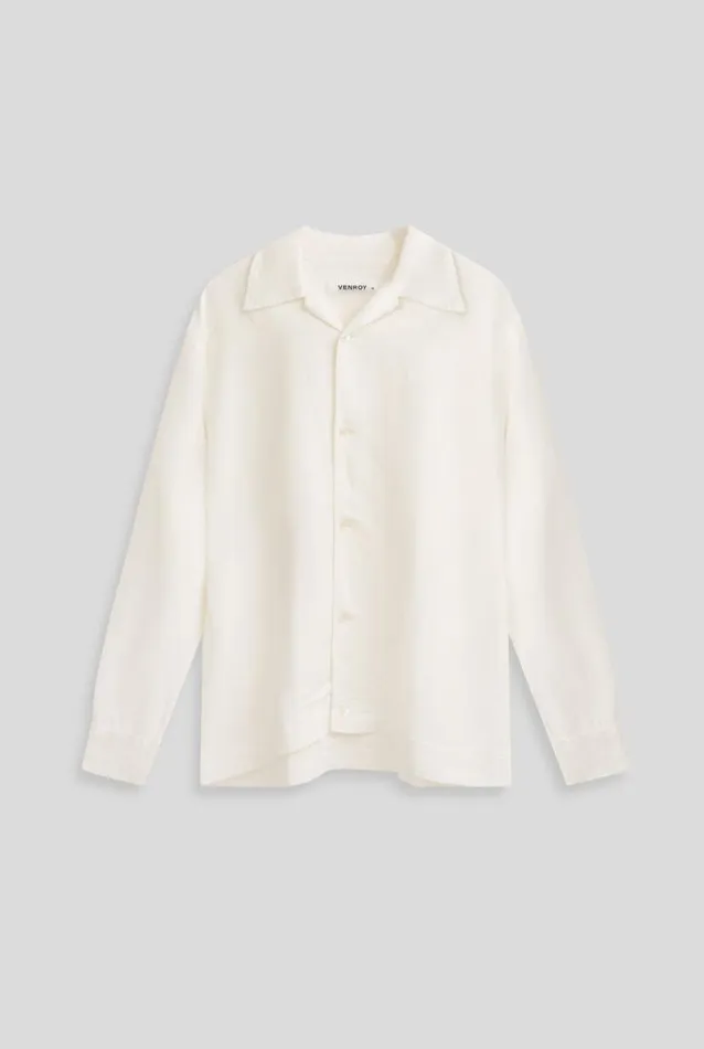 Man Venroy Shirts Textured Woven Stripe Shirt