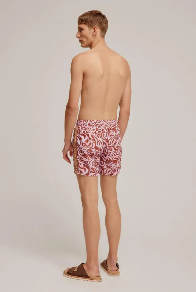 Man Venroy Swim Shorts Contrast Panel Swim Short