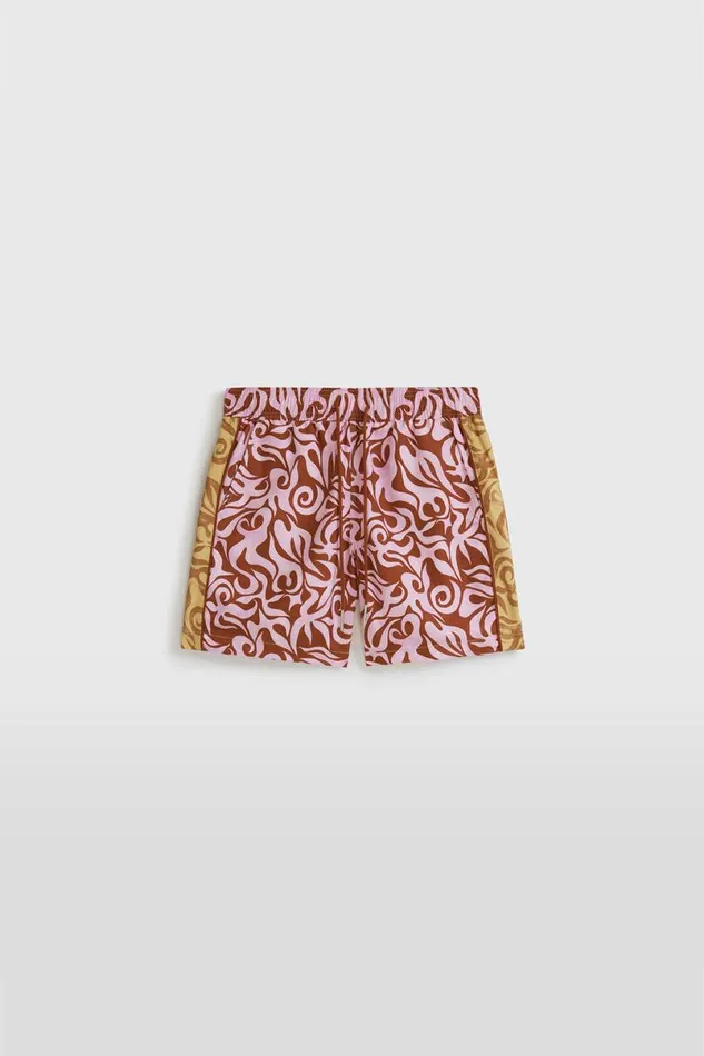 Man Venroy Swim Shorts Contrast Panel Swim Short