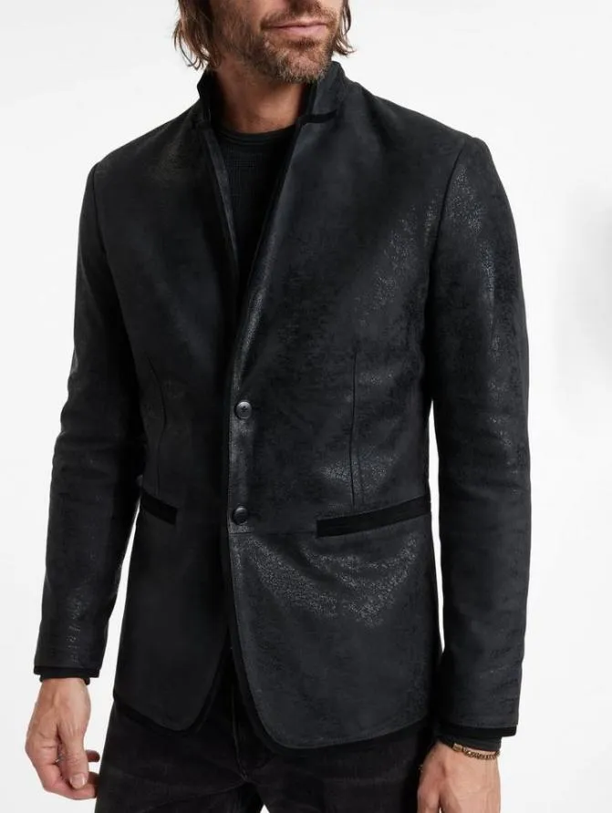 MARTENSE JACKET Black Clothing John Varvatos Leather Jackets