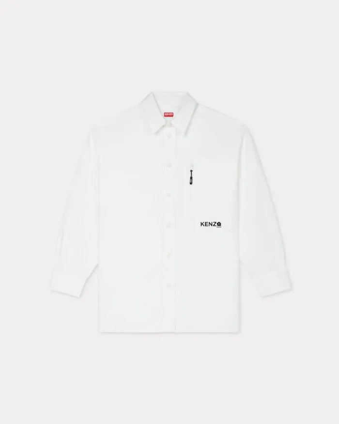 Men 039Boke Flower 20039 Oversized Shirt White Kenzo Shirts