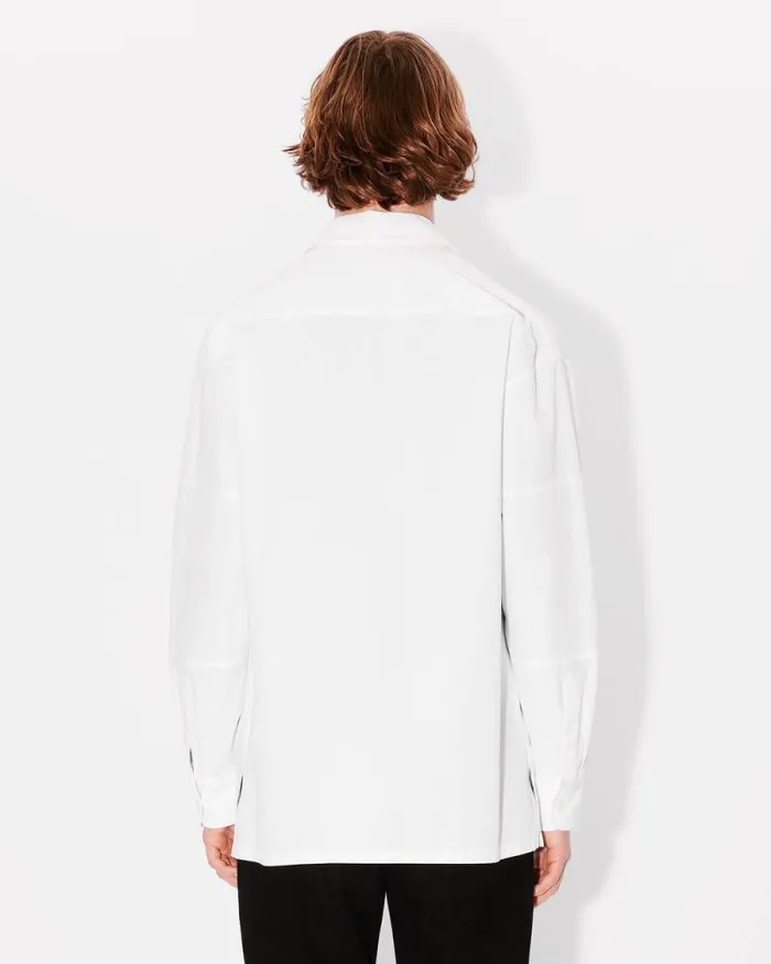 Men 039Boke Flower 20039 Oversized Shirt White Kenzo Shirts