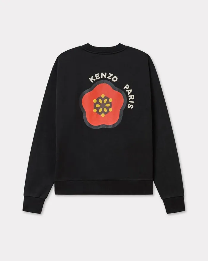 Men 039KENZO Pop039 Sweatshirt In Cotton Black Kenzo Sweatshirts And Hoodies