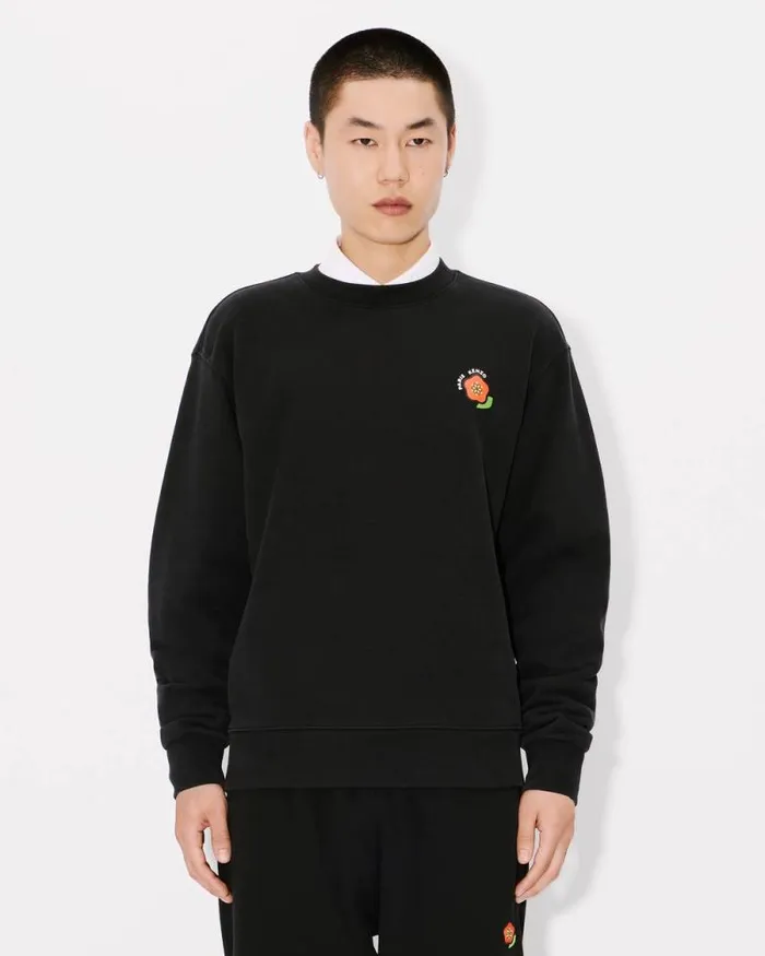 Men 039KENZO Pop039 Sweatshirt In Cotton Black Kenzo Sweatshirts And Hoodies