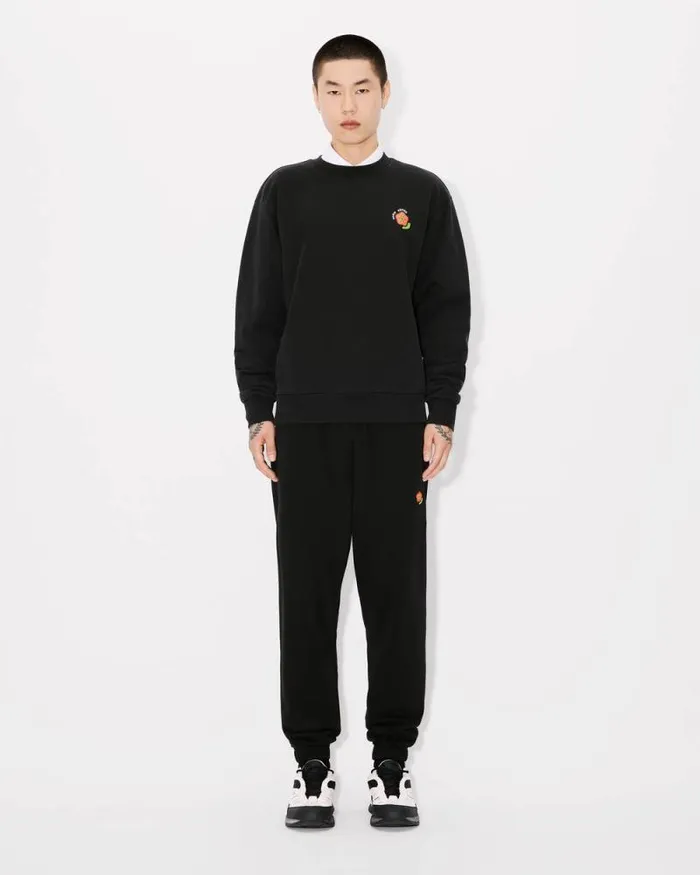 Men 039KENZO Pop039 Sweatshirt In Cotton Black Kenzo Sweatshirts And Hoodies