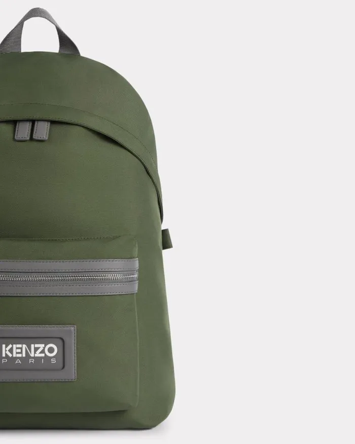 Men 039KENZOGRAPHY039 Backpack Dark Khaki Kenzo Bags