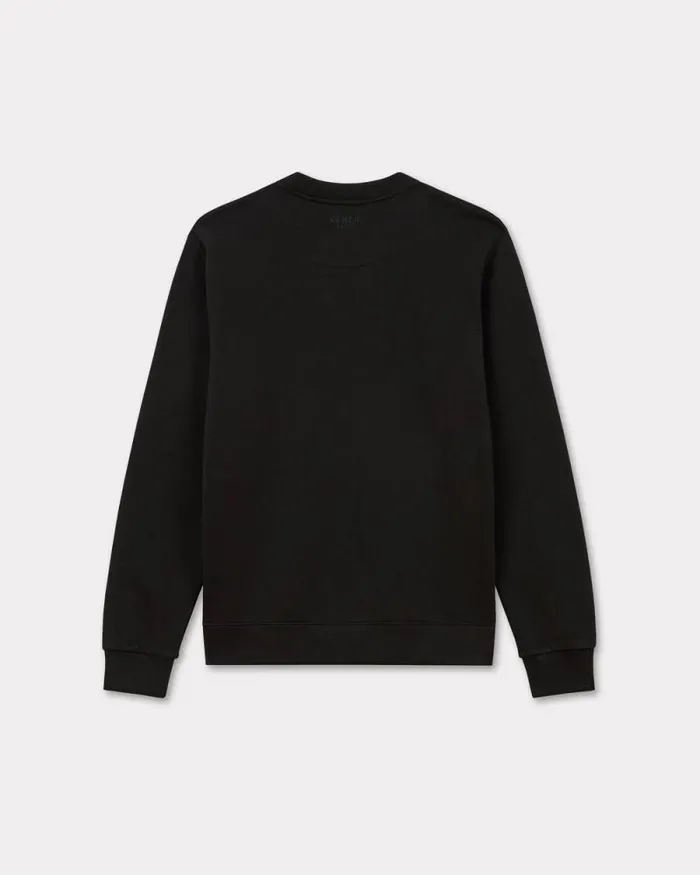 Men 039Lunar New Year039 Embroidered Slim Sweatshirt In Cotton Black Kenzo Sweatshirts And Hoodies
