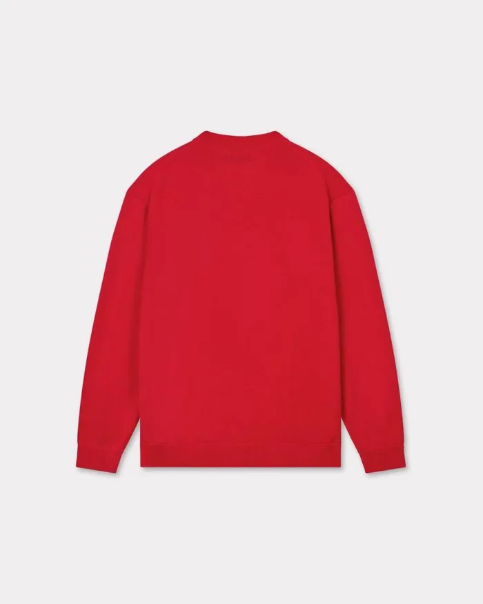 Men 039Lunar New Year039 Merino Wool Jumper Cherry Kenzo Sweaters And Cardigans