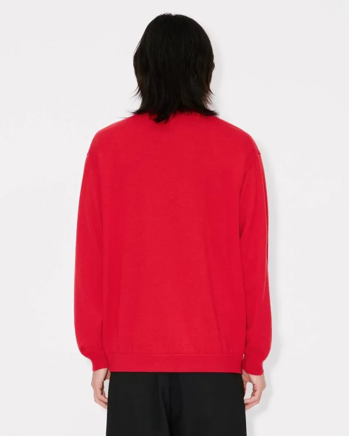 Men 039Lunar New Year039 Merino Wool Jumper Cherry Kenzo Sweaters And Cardigans